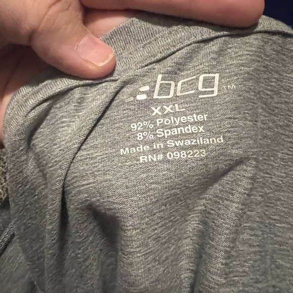 7 workout athletic shirts. Nike, bcg, Athletic Works. Size XXL. - Picture 3 of 12